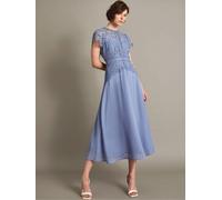 Monsoon Monsoon Blue Monica Lace Midi Dress Blue 22