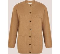 Monsoon Monsoon Brown Bella Braid Pocket Cardigan