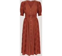 Monsoon Monsoon Brown Harika Floral Embroidered Midi Dress Brown 44