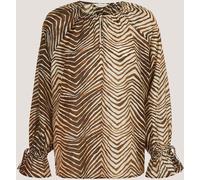 Monsoon Monsoon Brown Pippa Animal Print Blouse