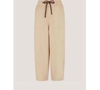 Monsoon Monsoon Cream Megan Cropped Barrel Trousers