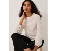 Monsoon Monsoon Cream Regina Embroidered Floral Blouse