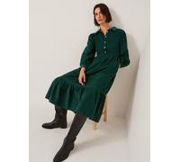 Monsoon Monsoon Green Adriana Corduroy Midi Shirt Dress Green 12