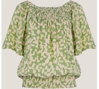 Monsoon Monsoon Green Ania Batik Print Top