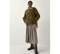 Monsoon Monsoon Green Lara Faux Fur Teddy Jacket