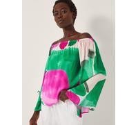 Monsoon Monsoon Green Miley Colourblock Bardot Blouse