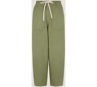 Monsoon Monsoon Khaki Green Megan Cropped Barrel Trousers