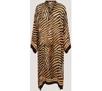 Monsoon Monsoon Natural Clarissa Animal Print Midi Kaftan