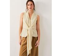 Monsoon Monsoon Natural Jasmine Tie-Front Tank Top