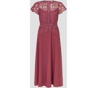 Monsoon Monsoon Pink Monica Lace Midi Dress Pink 16