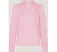 Monsoon Monsoon Pink Riley Pintuck Linen Top