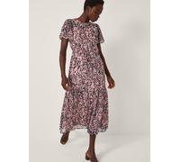 Monsoon Monsoon Pink Sisi Animal Print Midi Dress Pink EU 42 (UK 14)