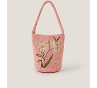 Monsoon Monsoon Pink Victoria Floral Beaded Bag