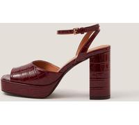 Monsoon Monsoon Red Milly Patent Croc Platform Heels