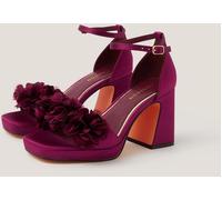 Monsoon Monsoon Red Mindy Floral Print Platform Sandals