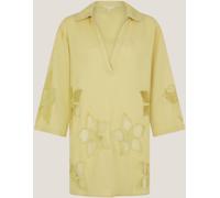 Monsoon Monsoon Sage Green Joanna Cutwork Beach Shirt Sage Green M (EU 40-42)