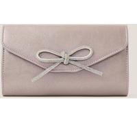 Monsoon Monsoon Silver Sia Diamante Bow Clutch Bag