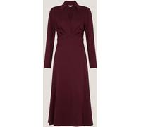 Monsoon Robe chemise mi-longue Monsoon Polly Ponte Rouge 22