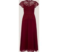 Monsoon Robe mi-longue Monsoon Monica en dentelle bordeaux EU 44 (UK 16)