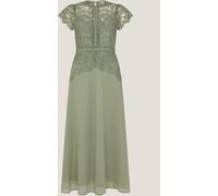 Monsoon Robe mi-longue Monsoon Monica en dentelle Vert pâle EU 44 (UK 16)