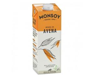 Monsoy Boisson Végétale Avoine Sans Sucre Biologique 1000ml
