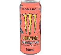 MONST. - Boisson Dynamisante Monarch, Saveur Intense pour un Coup de Boost (Canette 50cL) - Lot de 6 - vendu par Lot