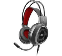 MONST-MARSGAMING MHAX Noir, Casque Gaming RGB Multiplat + Mic Amovible, 53 mm HiFi Grande