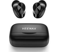 MONST-X11 Ecouteurs Bluetooth sans Fil, Oreillette Intra-Auriculaires Sport Contrôle Tactile, Casque Stéréo avec Microphone et Basses, Batterie Externe Mini, 150 Heures/CVC 8.0/USB Type C, Noir