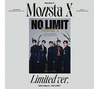 MONSTA X - MONSTA X - [ NO LIMIT ] 10th Mini Album ( LIMITED EDITION ) 1ea CD+72p Photo Book+1ea Photo Card+1ea Paper Stand+1ea Folded Poster(On pack)+1ea Post Card+2ea STORE GIFT CARD