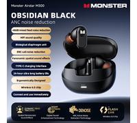Monster AIRSTAR M300 OWS écouteurs sans fil de jeu Bluetooth 6.0 pince d'oreille écouteurs de sport appels HD casque antibruit noir