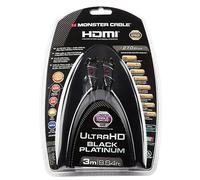 Monster Black Platinum Ultimate High Speed - Câble HDMI avec Ethernet - HDMI mâle pour HDMI mâle - 3 m - blindé - noir - support 4K