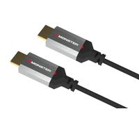 MONSTER - Câble HDMI - Résolution 4K - Vidéo HDR - Audio Return Channel - 22,5 GBPS - Vitesse Éclair - Triple Blindage - Homologué UL et CL3-4,5 Mètres - Noir