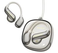 Monster Casque ouvert AC390, écouteurs Bluetooth 6.0 avec son stéréo, étui de charge rotatif avec cordon, casque sans fil, 24 heures d'autonomie, étanchéité IPX5, écouteurs ouverts ultra légers