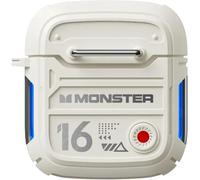 Monster Casque Sans Fil, Bluetooth 5.3, Qualité Audio Hi-Fi, Contrôle Tactile, Design Ergonomique Intra-Auriculaire (Ivory)[CAS6212978]