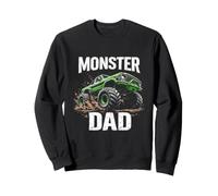 Monster Dad Bold Monster Truck Aventure Hors Route Sweatshirt