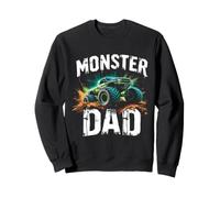 Monster Dad Bold Monster Truck Aventure Hors Route Sweatshirt