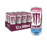 Monster Energy Drink Juiced Viking Berry Boisson Énergétique 500ml Pack de 12