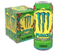 Monster Energy Drink Rio Punch, 4 x 500 ml