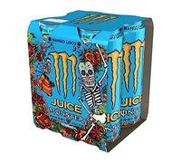 MONSTER Energy Juice Boisson énergisante gazeuse à la mangue 4 x 50 cl