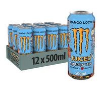 MONSTER Energy Juice Mango Loco - Pack 12 x 500 ml