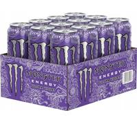 Monster Energy | Monster Energy Ultra (12x500ml) | Boissons énergétiques | 150 mg de caféine - Raisin Agrumes