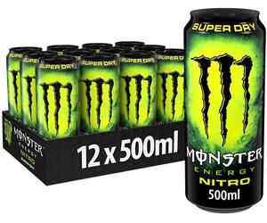 Monster Energy Nitro Super Dry Boîte jetable 12 x 500 ml