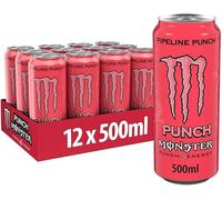 Monster Energy Pipeline Punch - boisson énergisante, lot de 12 canettes de 50 cl