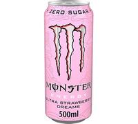 MONSTER Energy Ultra Boisson énergisante gazeuse à la fraise 50 cl