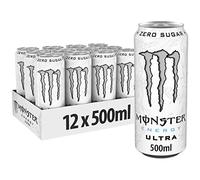 Monster - Energy Ultra - Energy Drink - 1 can - 500 ml - Energy booster - Less sweet - Lighter taste - No calories - High caffeine