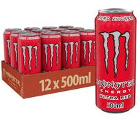 Monster Energy Ultra Red Sugar Free 12 x 500 ml