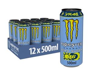 Monster Energy VR46 Zero Doctor 12 x 500ml (12 boîtes)