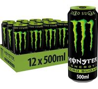Monster Energy Zero Boîte à sucre 12 x 0,5 l