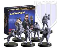 Monster Fight Club Extension Miniatures Cyberpunk Red Combat Zone : Lawmen Starter Gang.