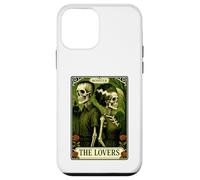Monster Frankenstein and Bride Lovers Tarot Carte Squelette Coque pour iPhone 12 Mini